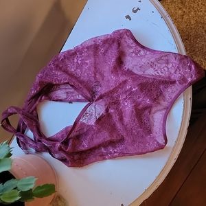 Victoria's Secret Sheer Lace Body Suit